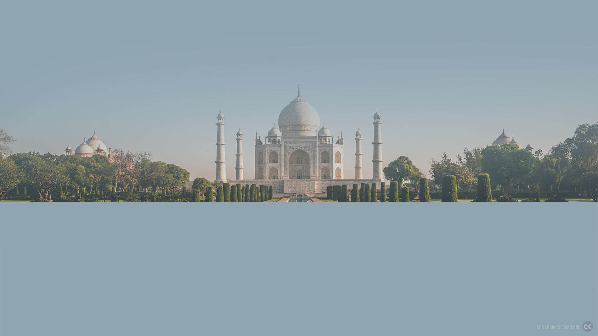 TajMahal at sunny day